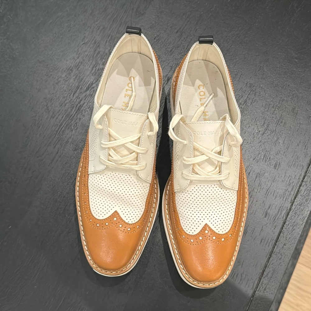 Women's ØriginalGrand Platform Wingtip Oxfords / women's 8 / Cole Haan